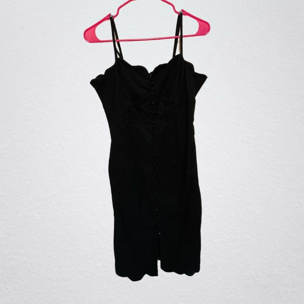 Anthropologie Black Midi Dress - Picture 4 of 7